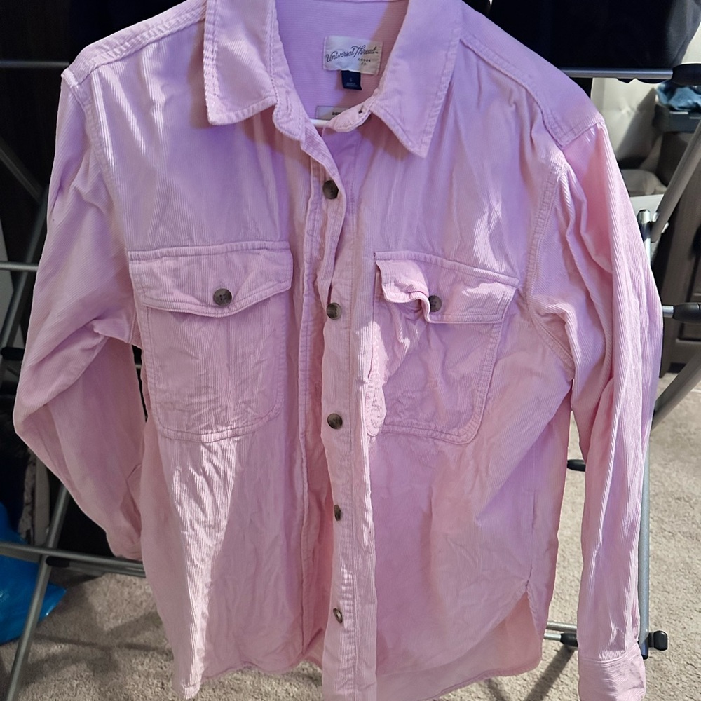 Universal Thread Light Pink Button-Up Jacket